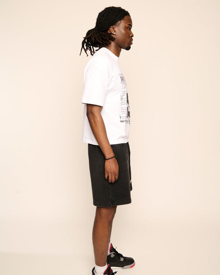 STATEMENT T-SHIRT — FLAT WHITE