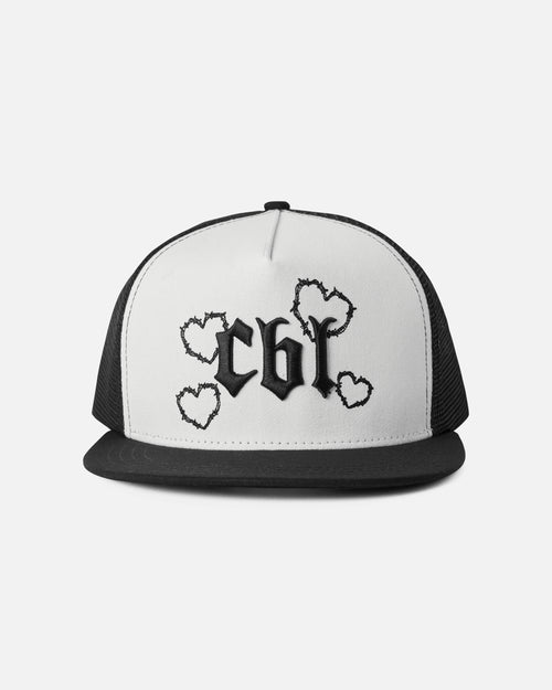 CBL Trucker Hat — embroidered logo, structured fit, CAN'T BE LABELLED streetwear accessory