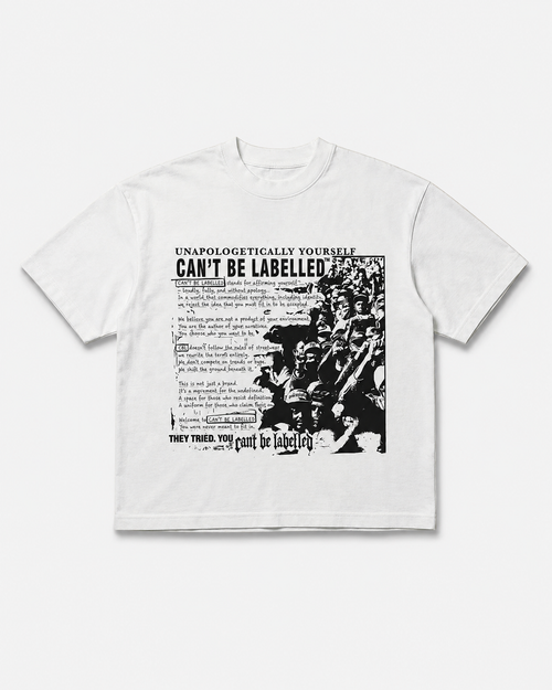 STATEMENT TEE - FLAT WHITE