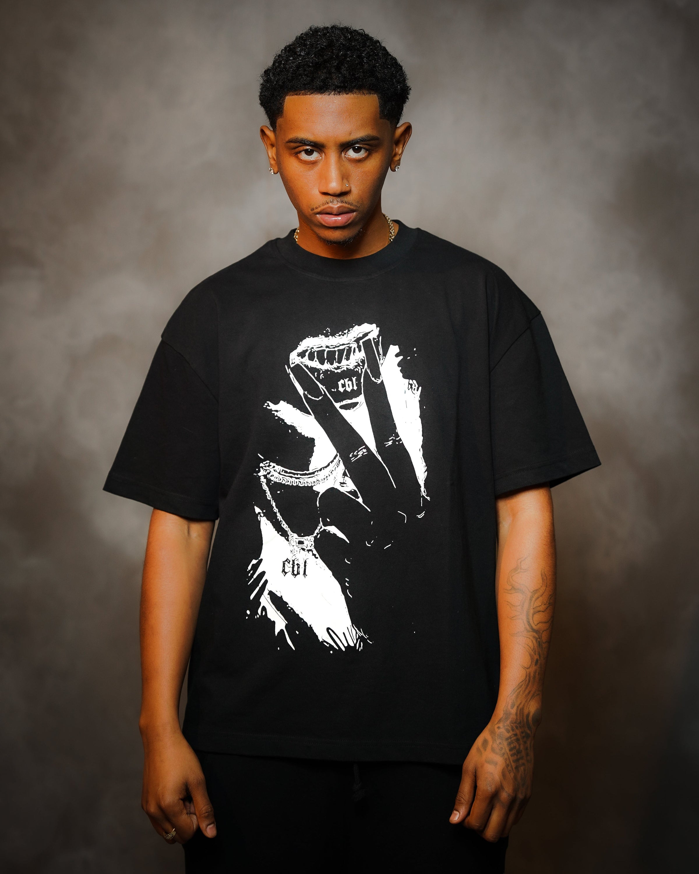 HEARTLESS T-SHIRT - JET BLACK CAN'T BE LABELLED