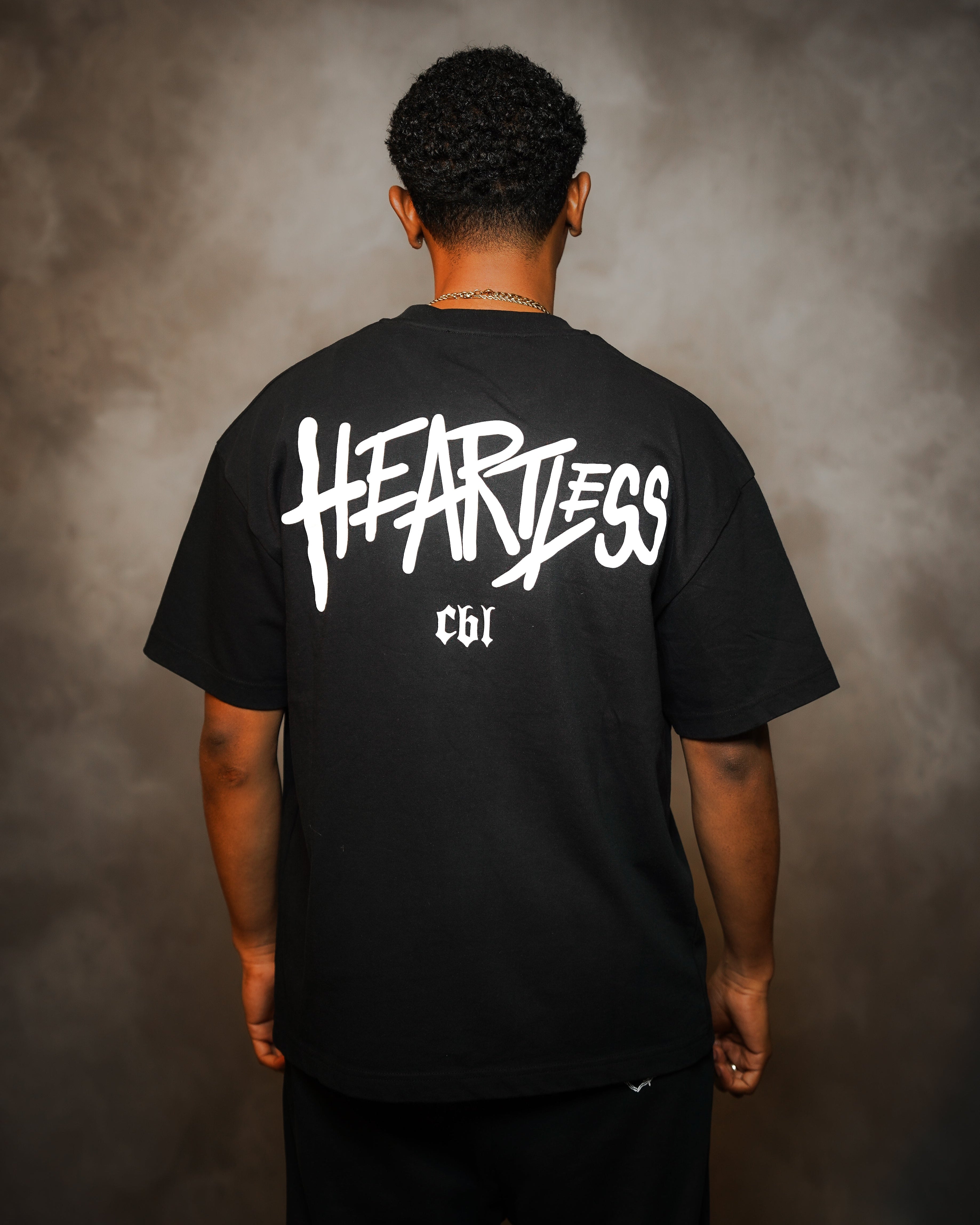 Heartless T-Shirt - Jet Black Streetwear | Can't Be Labelled – CAN