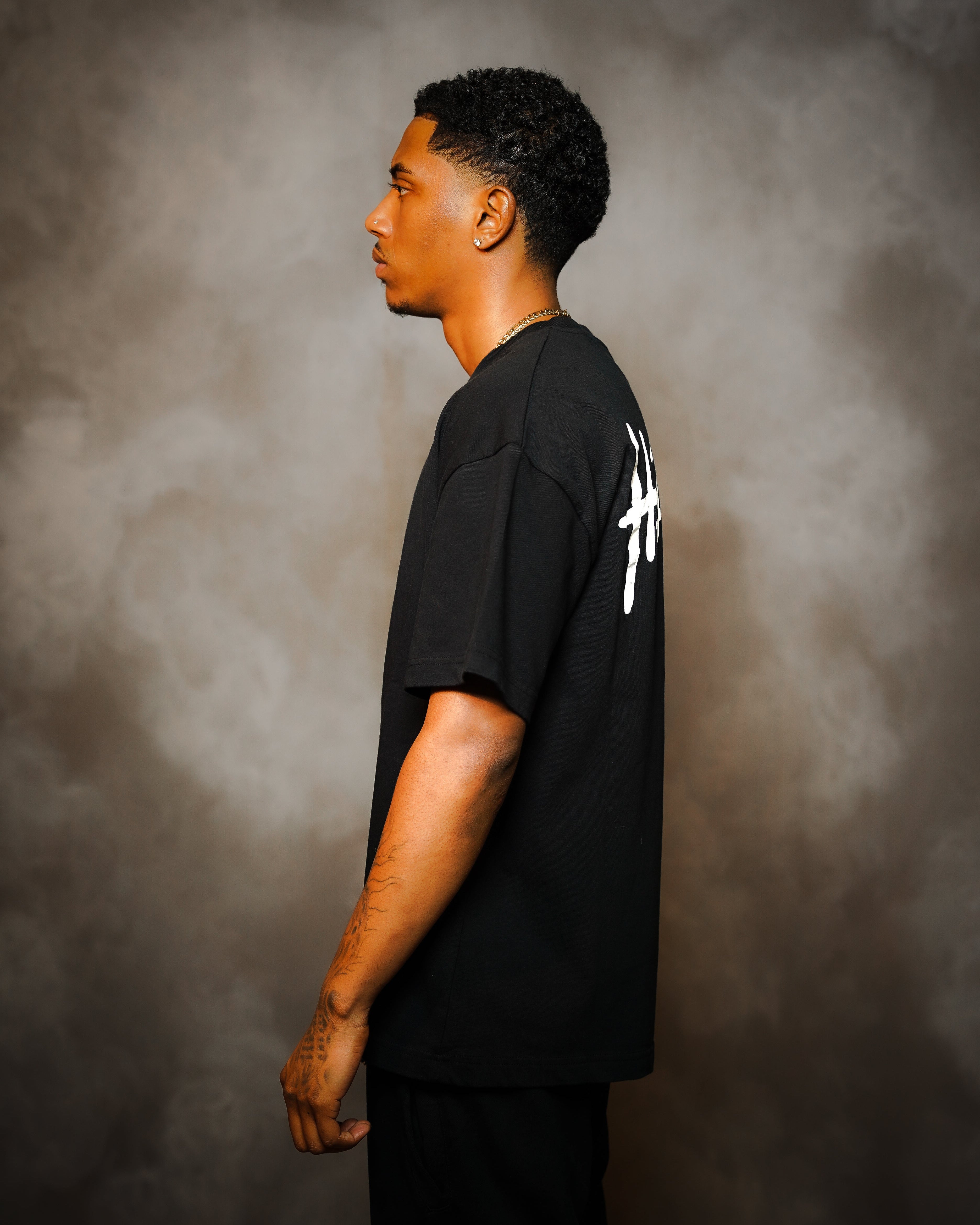 Heartless T-Shirt in Jet Black | CAN'T BE LABELLED