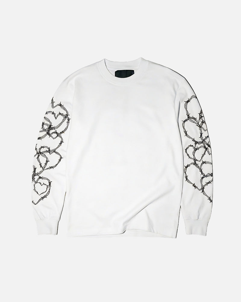 SOUVENIR LONG SLEEVE FLAT WHITE