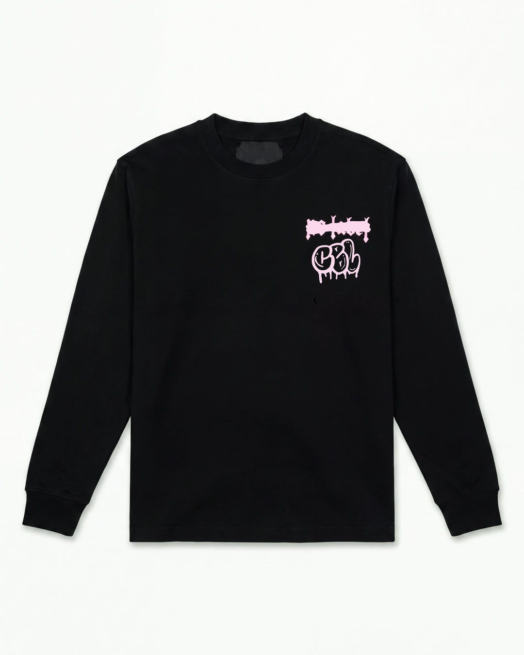 CBL GRAFITTI LONG SLEEVE - JET BLACK/PINK