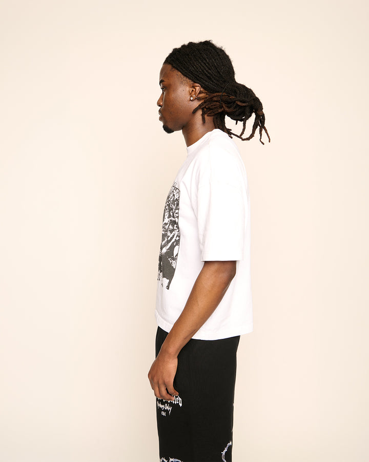 STATEMENT TEE - FLAT WHITE