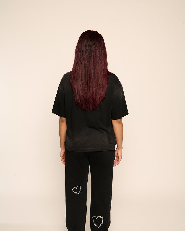 STATEMENT TEE - VINTAGE BLACK