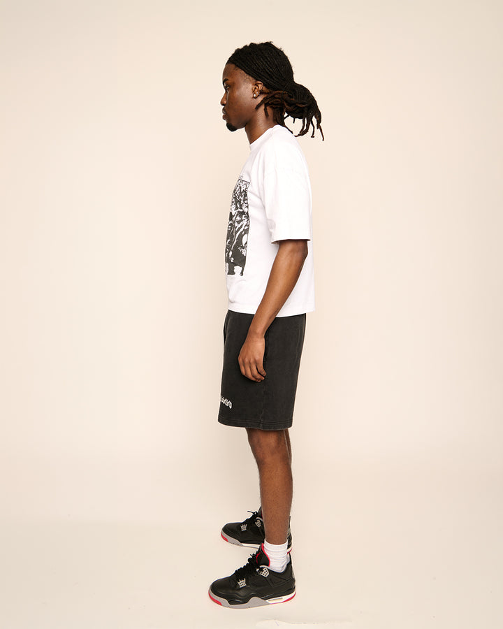 HEAVYWEIGHT VINTAGE BLACK SHORTS