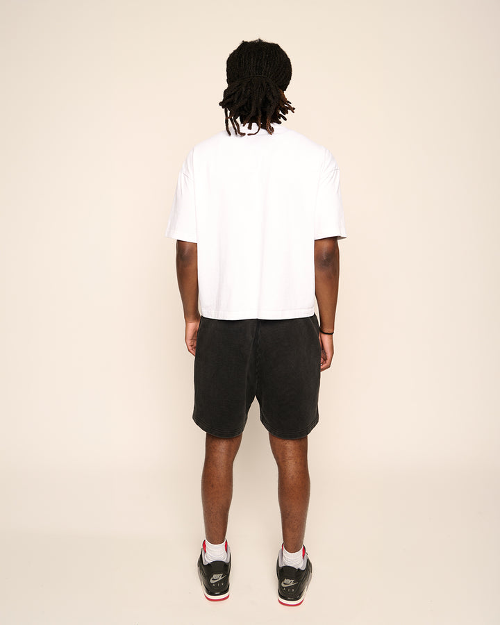 HEAVYWEIGHT VINTAGE BLACK SHORTS