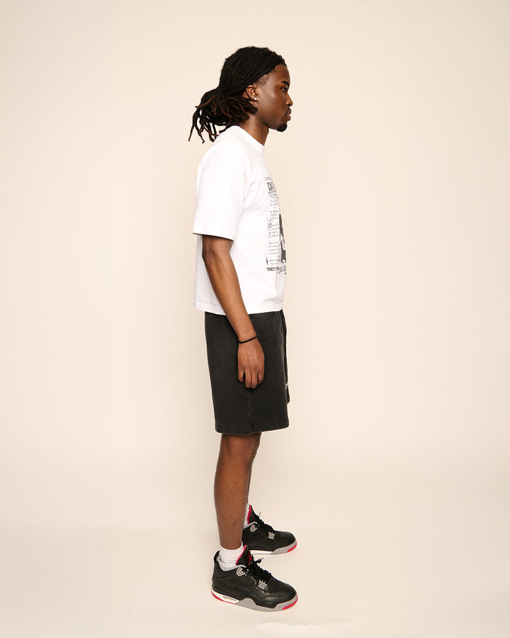 HEAVYWEIGHT VINTAGE BLACK SHORTS