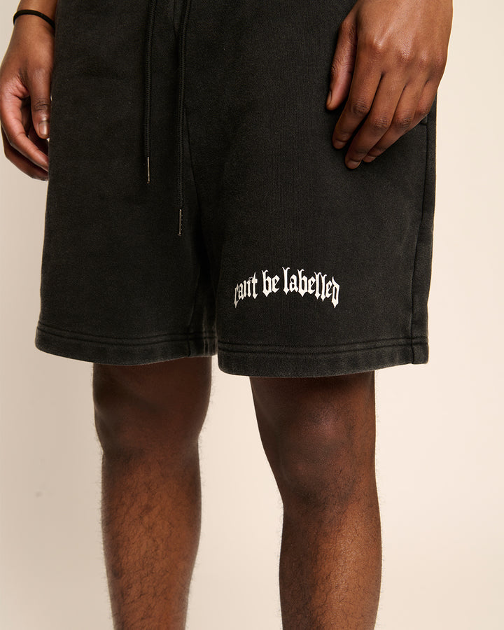 HEAVYWEIGHT VINTAGE BLACK SHORTS