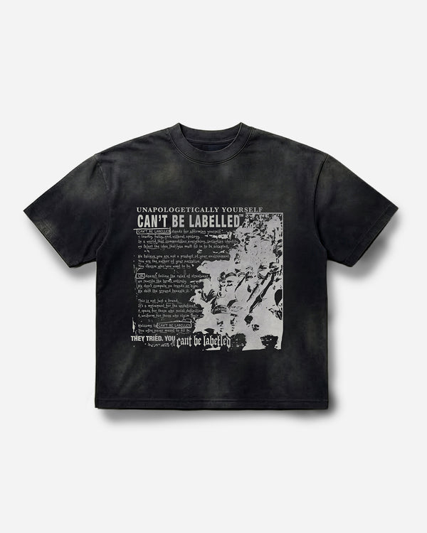 STATEMENT T-SHIRT — VINTAGE BLACK